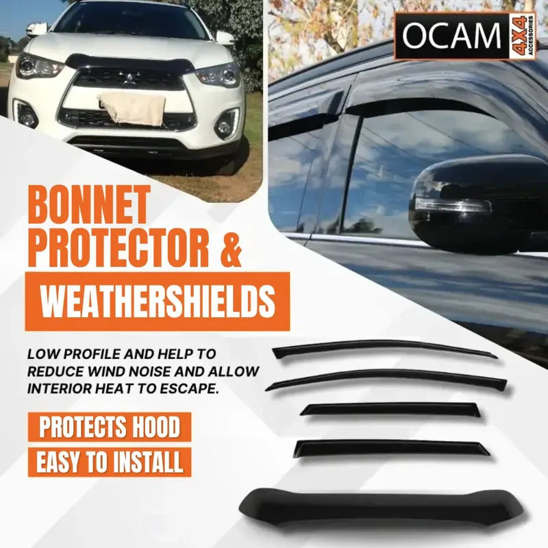 Bonnet Protector, Weathershields For Isuzu D-MAX 2017-07/2020 UTE DMAX Visors – additional photo