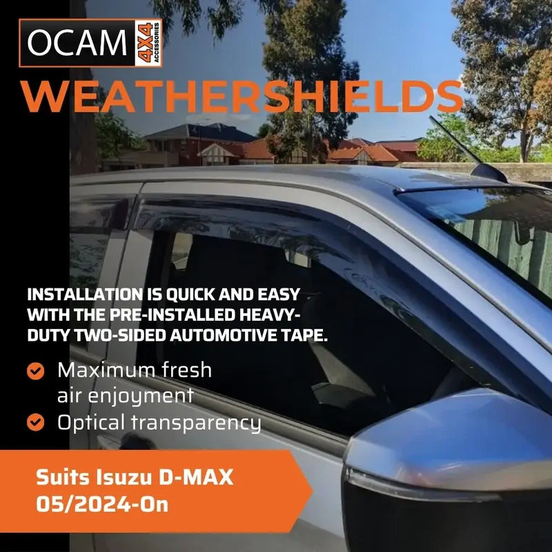 Bonnet Protector, Weathershields For Isuzu D-MAX 05/2024-On DMAX Visors – additional photo