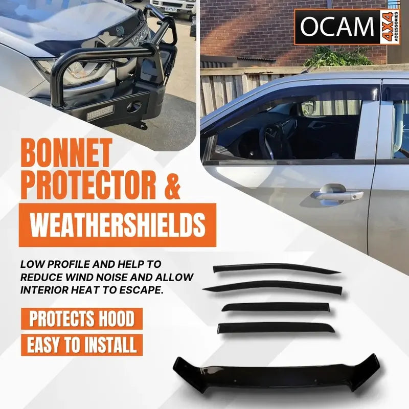 Bonnet Protector, Weathershields For Isuzu D-MAX 05/2024-On DMAX Visors – additional photo