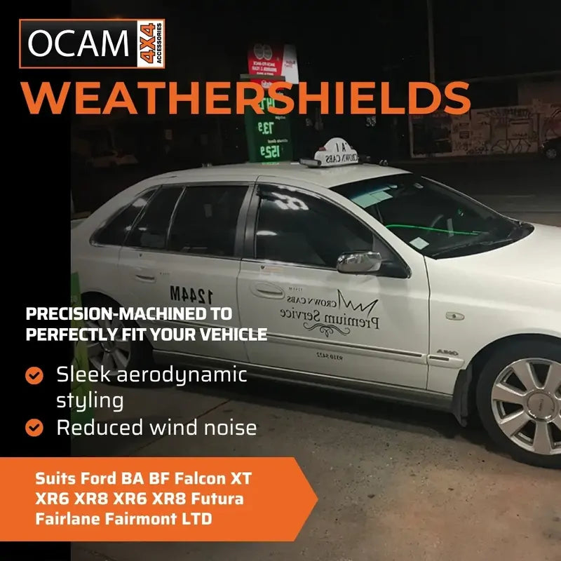 Bonnet Protector, Weathershields For Ford BA BF Falcon XT XR6 XR8 XR6 XR8 Futura Fairlane Fairmont LTD – additional photo