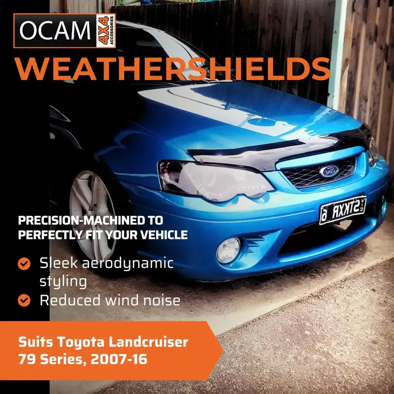 Bonnet Protector, Weathershields For Ford BA BF Falcon XT XR6 XR8 XR6 XR8 Futura Fairlane Fairmont LTD – additional photo