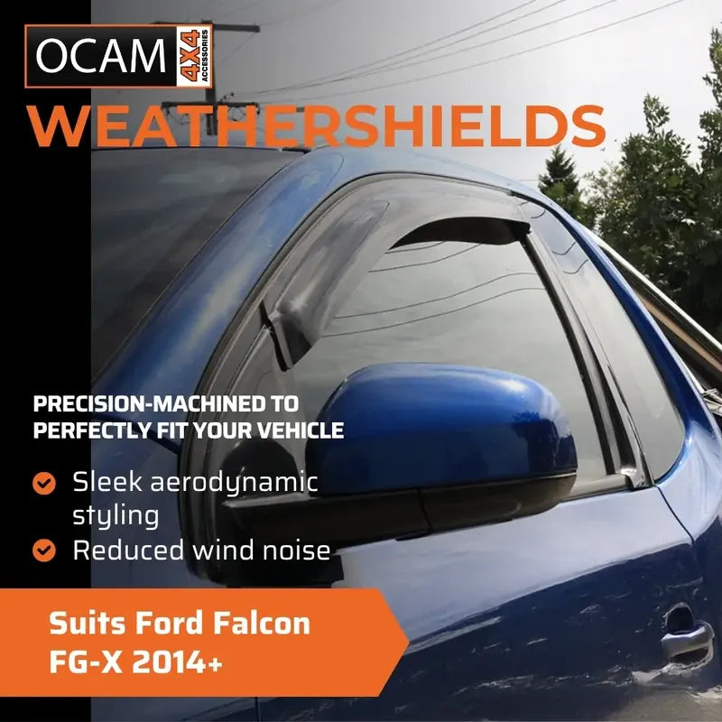Bonnet Protector, Weathershields For Ford Falcon FG-X 2014-16 Ute FGX Visors – additional photo
