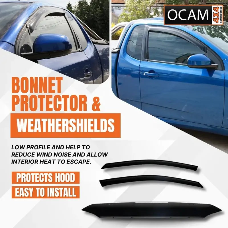Bonnet Protector, Weathershields For Ford Falcon FG-X 2014-16 Ute FGX Visors – additional photo