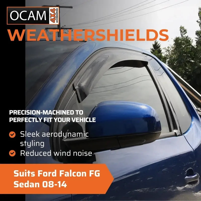 Bonnet Protector Weathershields For Ford Falcon FG Sedan 08-14 XR XR6 XR8 Visors – additional photo