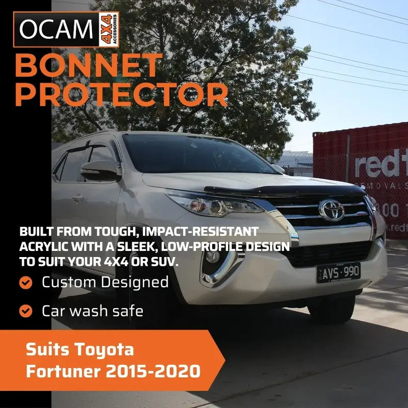 Bonnet Protector, Weathershields For Toyota Fortuner 2015-2020 Visors – additional photo
