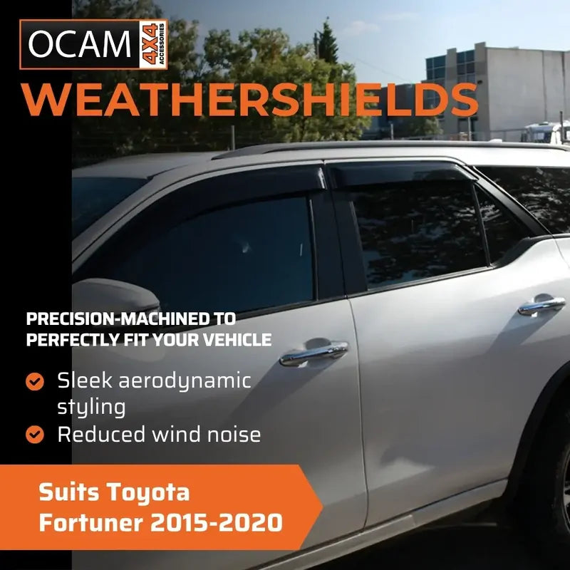 Bonnet Protector, Weathershields For Toyota Fortuner 2015-2020 Visors – additional photo