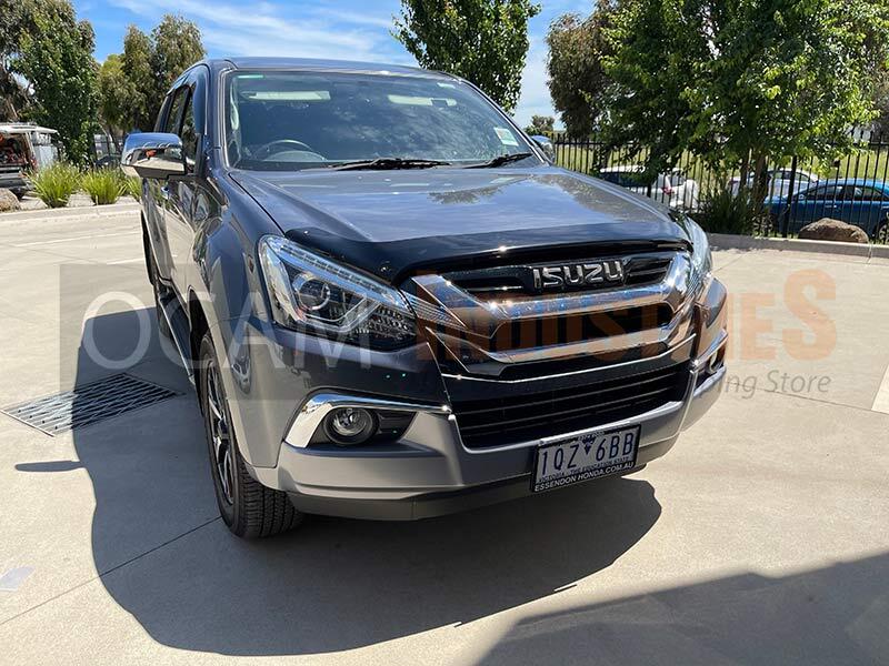 Bonnet Protector & Weathershields for Isuzu MU-X 2017-07/21 Guard MY17 MUX – additional photo