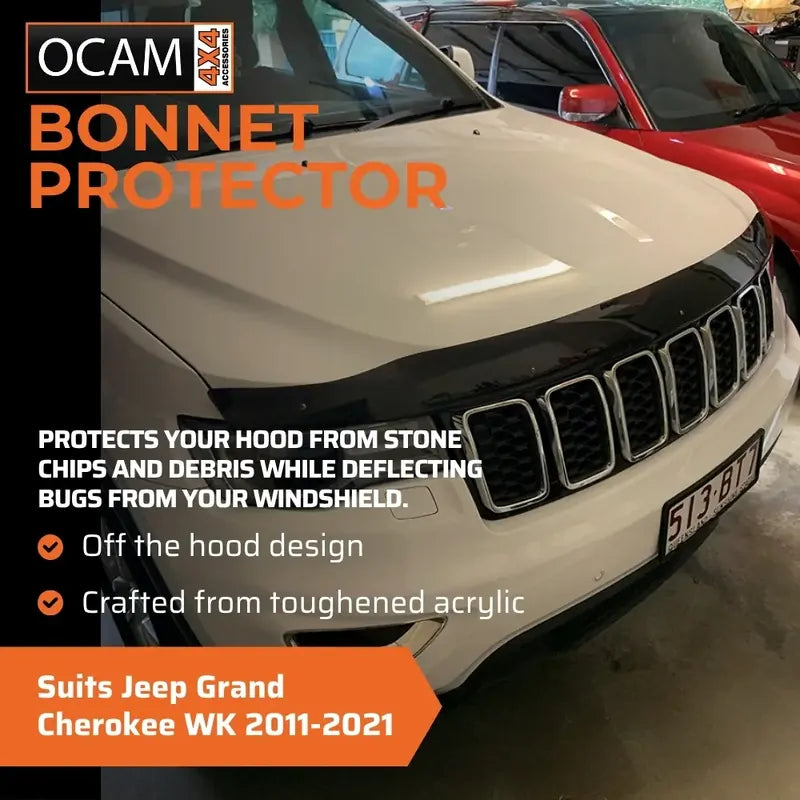 Bonnet Protector, Weathershields For Jeep Grand Cherokee WK 2011-2021 Visors – additional photo