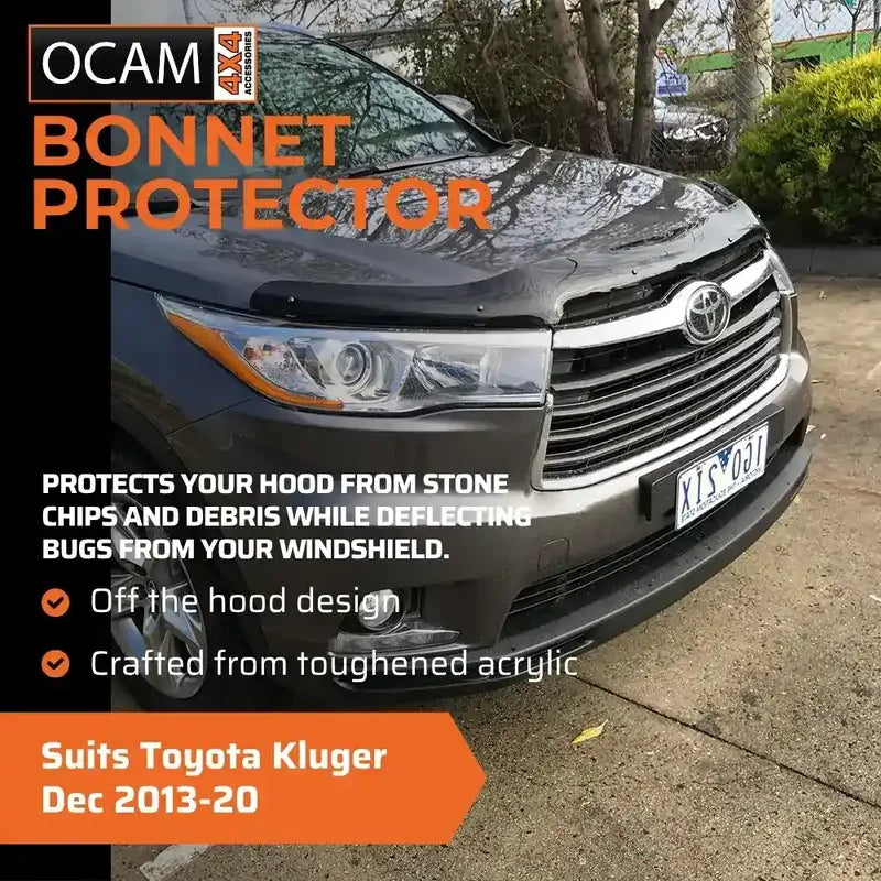 Bonnet Protector, Weathershields For Toyota Kluger Dec 2013-20 Visors – additional photo
