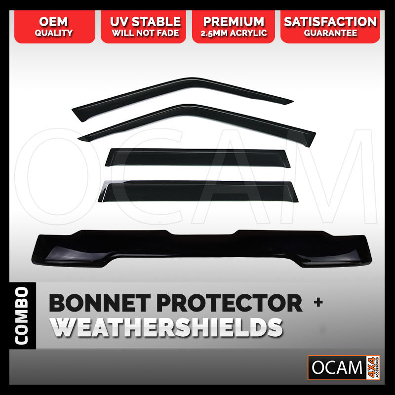 Bonnet Protector, Weathershields For Toyota Landcruiser 70 76 79 Series 11/2023-Current – additional photo