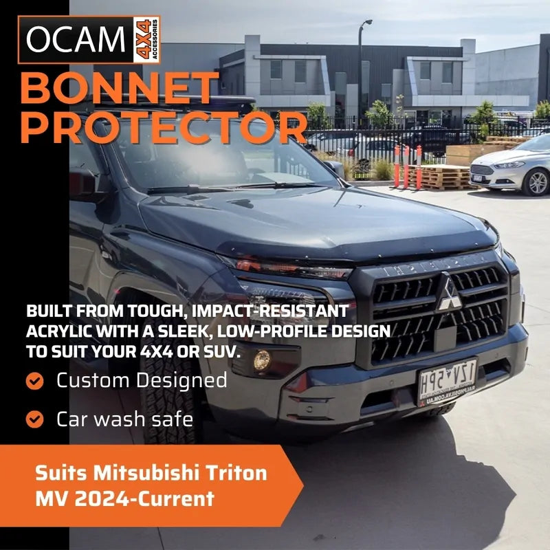 Bonnet Protector, Weathershields for Nissan Navara D27, 2026-Current Visors – additional photo