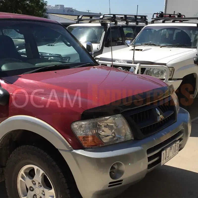 Bonnet Protector, Weathershields For Mitsubishi Pajero NM-NP 2000-06 Visors – additional photo