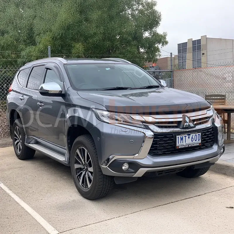 Bonnet Protector & Weathershields for Mitsubishi Pajero Sport QE 2015-10/2019 Tinted Guard – additional photo