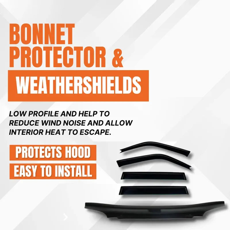Bonnet Protector, Weathershields For Toyota RAV4 1994-2000 Tinted Visors – additional photo