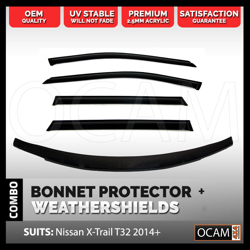 Bonnet Protector, Weathershields For Nissan X-Trail XTrail T32 2014-2020 – additional photo