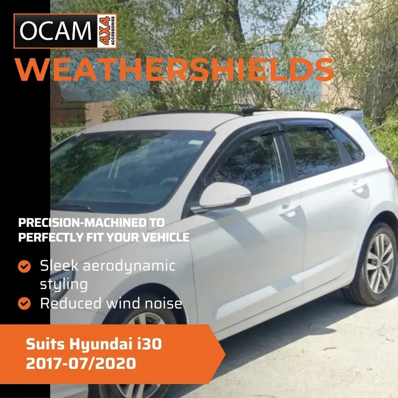 Bonnet Protector, Weathershields For Hyundai i30 2017-07/2020 Visors – additional photo