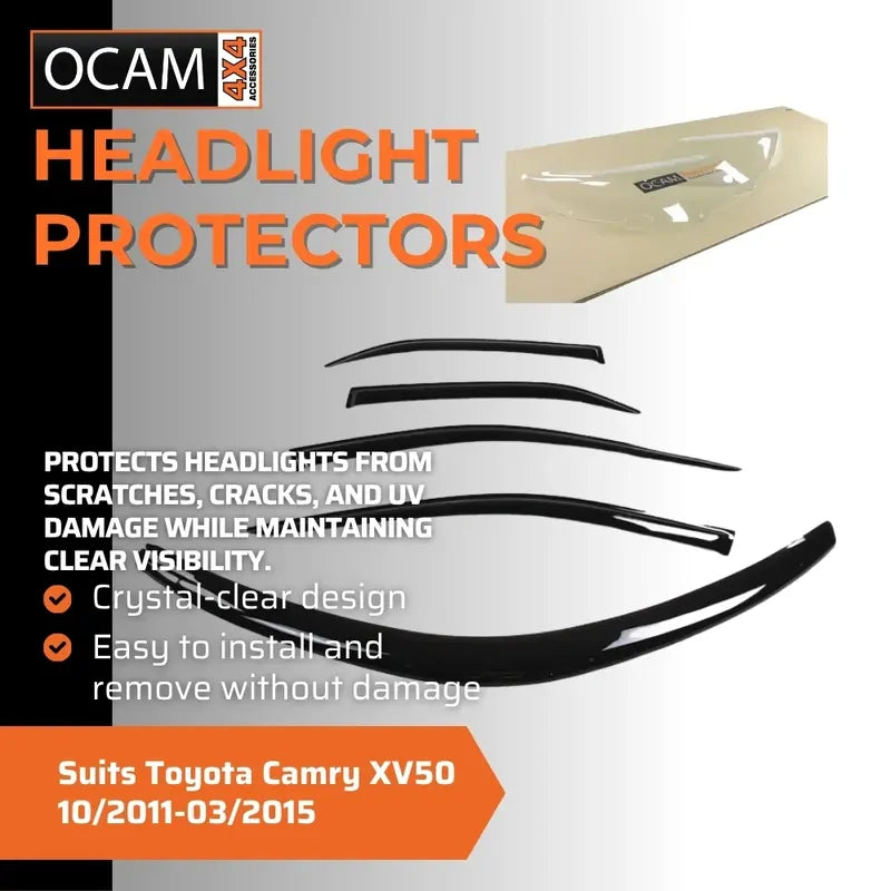 Bonnet, Headlight Protectors, Weathershields for Toyota Camry XV50 10/2011-03/2015 – additional photo