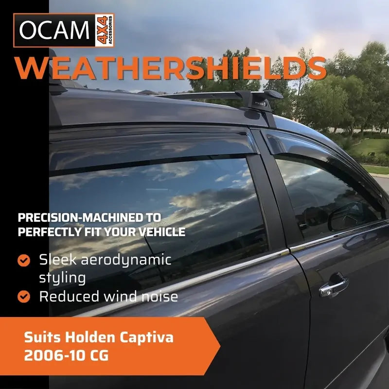 Bonnet, Headlight Protectors, Weathershields For Holden Captiva 2006-10 CG – additional photo
