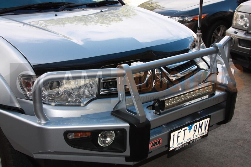 Bonnet, Headlight Protectors, Visors for Mitsubishi Challenger 2009-15 – additional photo