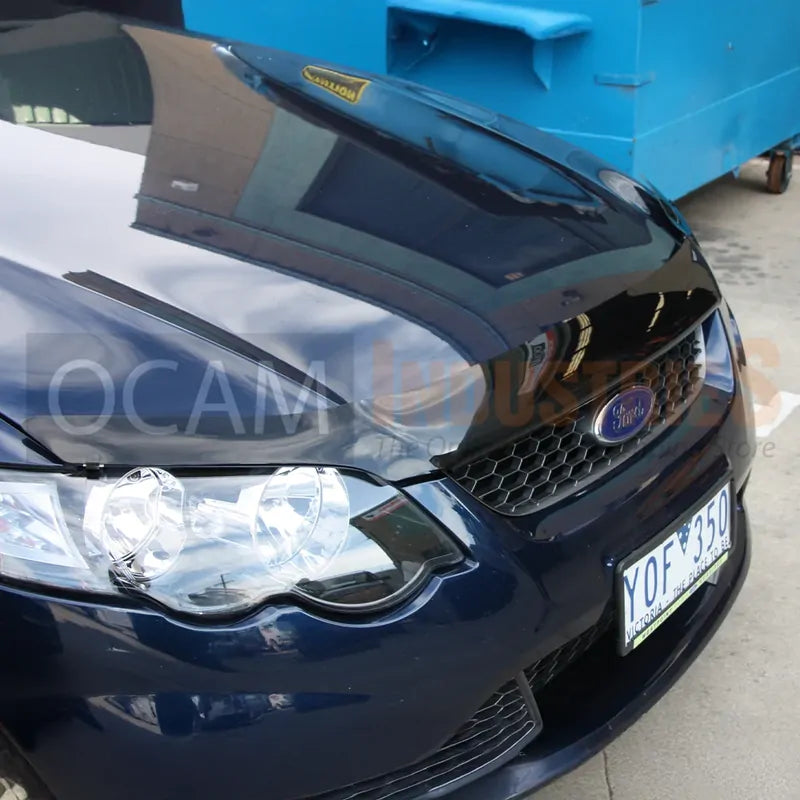 Bonnet Headlight Protectors & Weathershields for Ford Falcon FG Sedan 2008-14 XR XR6 XR8 – additional photo