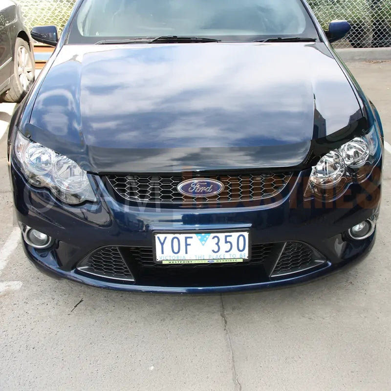 Bonnet Headlight Protectors & Weathershields for Ford Falcon FG Sedan 2008-14 XR XR6 XR8 – additional photo