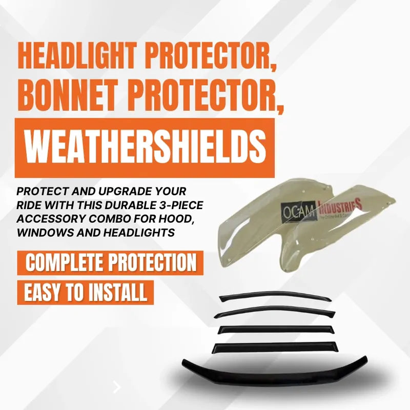 Bonnet, Headlight Protectors, Weathershields for Toyota Kluger 10-13 Visors – additional photo