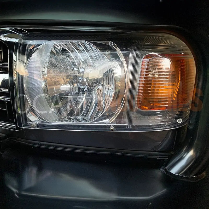 Bonnet & Headlight Protectors & Weathershields 2pc For Toyota Landcruiser 70 76 78 Series, 2007-16 – additional photo