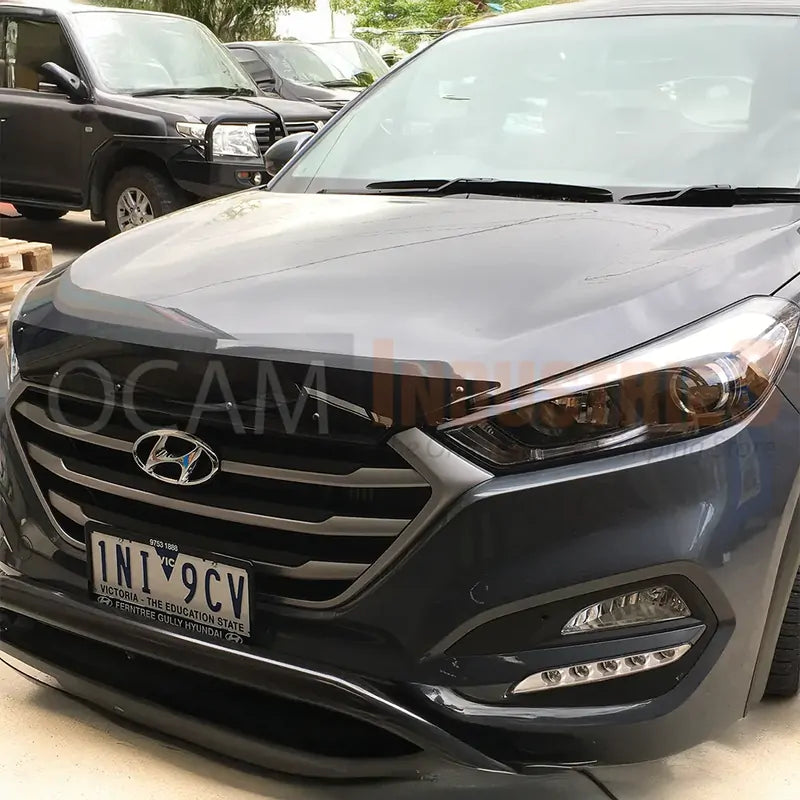 Bonnet & Headlight Protectors, Weathershields for Hyundai Tucson 2015-2018 – additional photo
