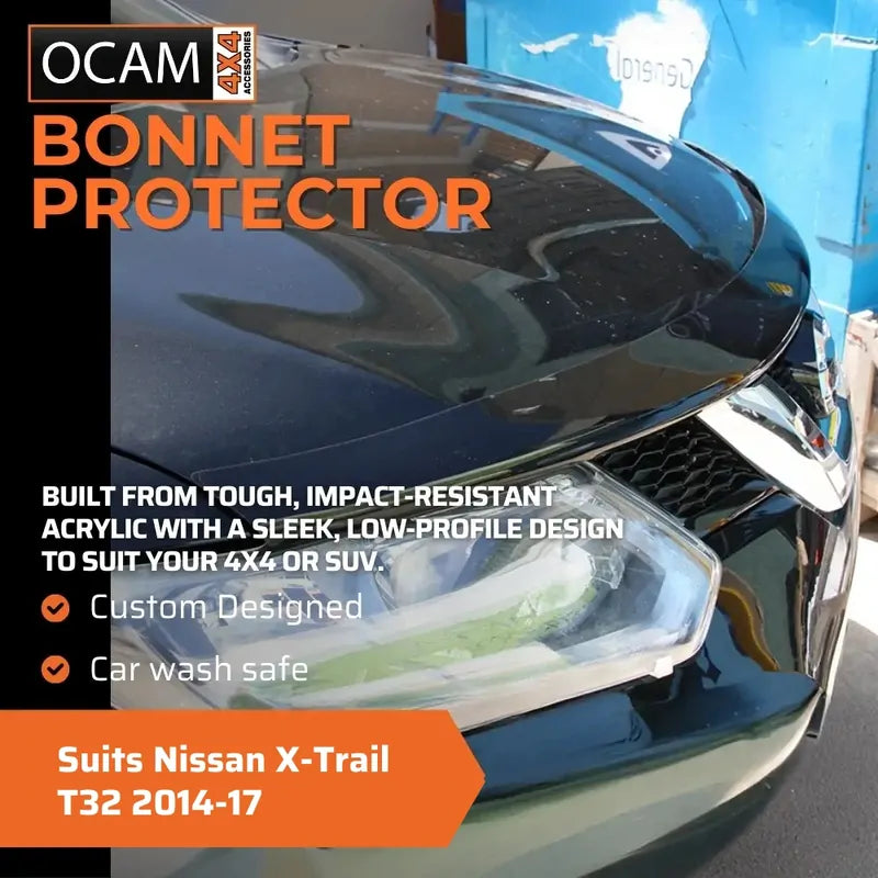 Bonnet, Headlight Protectors, Weathershields For Nissan X-Trail T32 2014-17 – additional photo