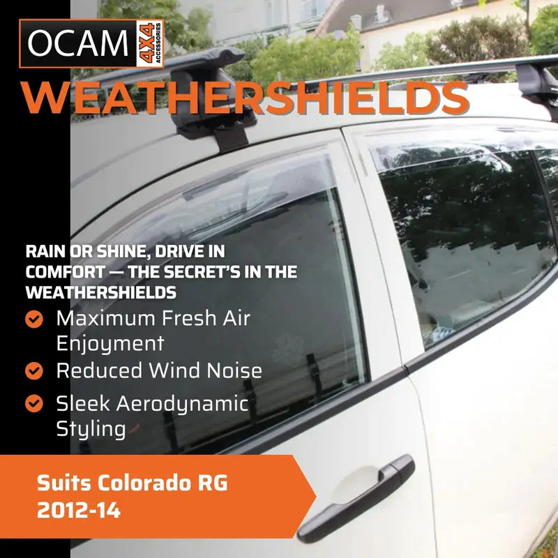 Bonnet & Headlight Protectors Weathershields, Floor Mats for Colorado RG 2012-14 – additional photo