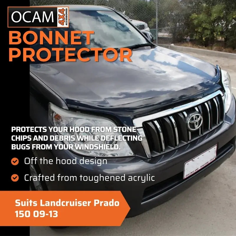 For Toyota Prado 150 Bonnet & Headlight Protectors, Weathershields, Floor Mats – additional photo