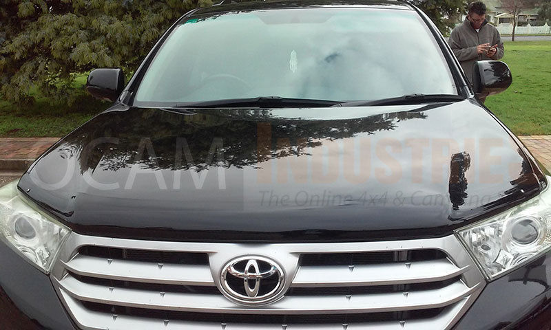 Bonnet Protector Headlight Protector For Toyota Kluger Jul 2010 - Dec 2013 4X4 – additional photo