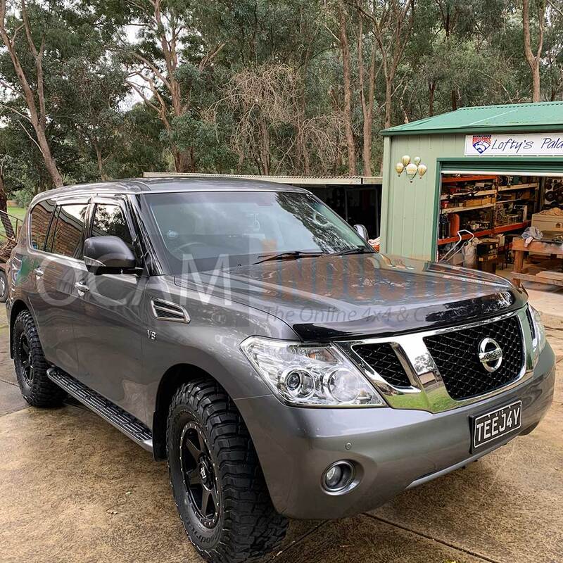 Bonnet Protector, Headlight Protector For Nissan Patrol Y62 11/2012-19 Tinted – additional photo