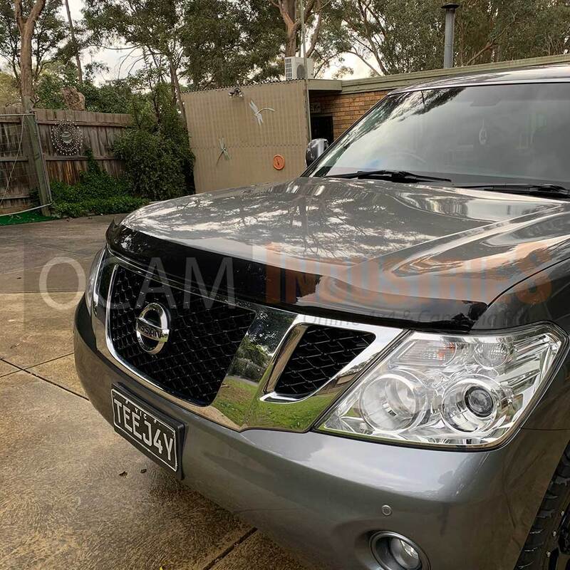Bonnet Protector, Headlight Protector For Nissan Patrol Y62 11/2012-19 Tinted – additional photo