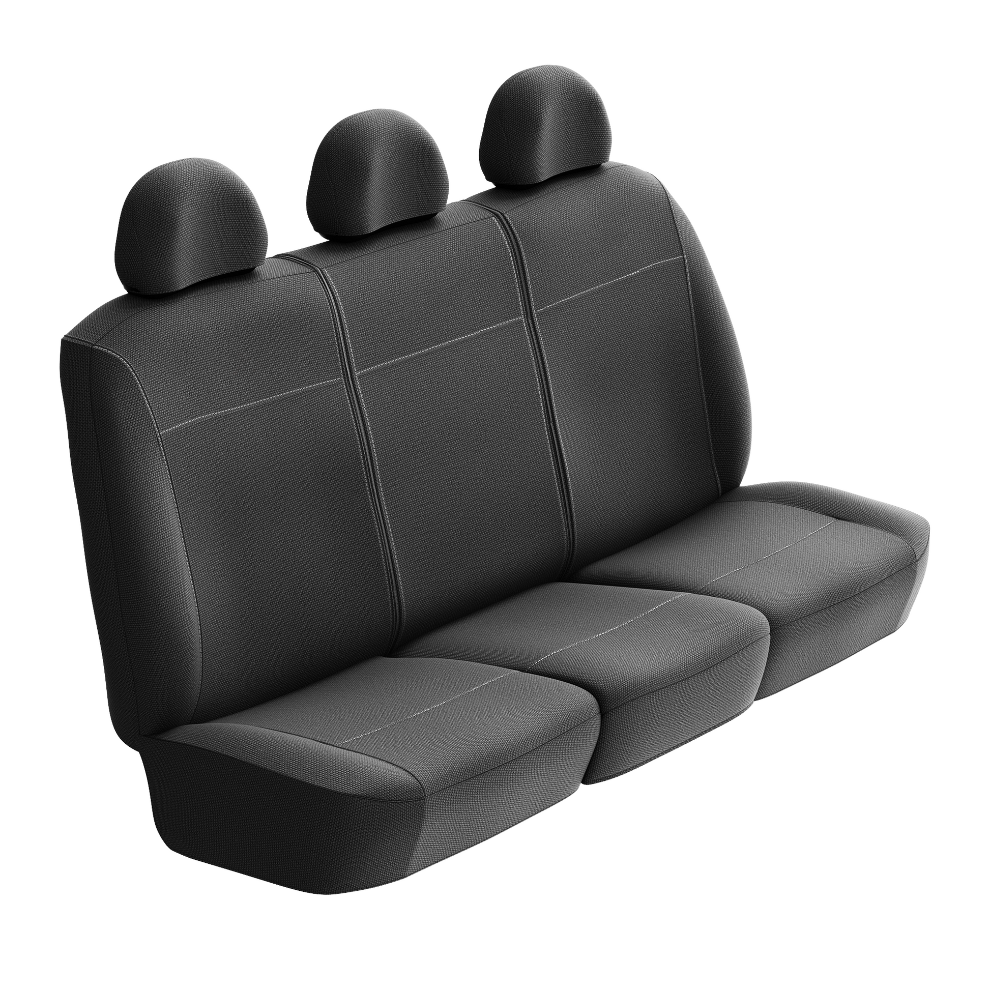 Sharkskin Canvas Seat Covers for Toyota LandCruiser 300 Series GXL (July/2021-ON) in Black