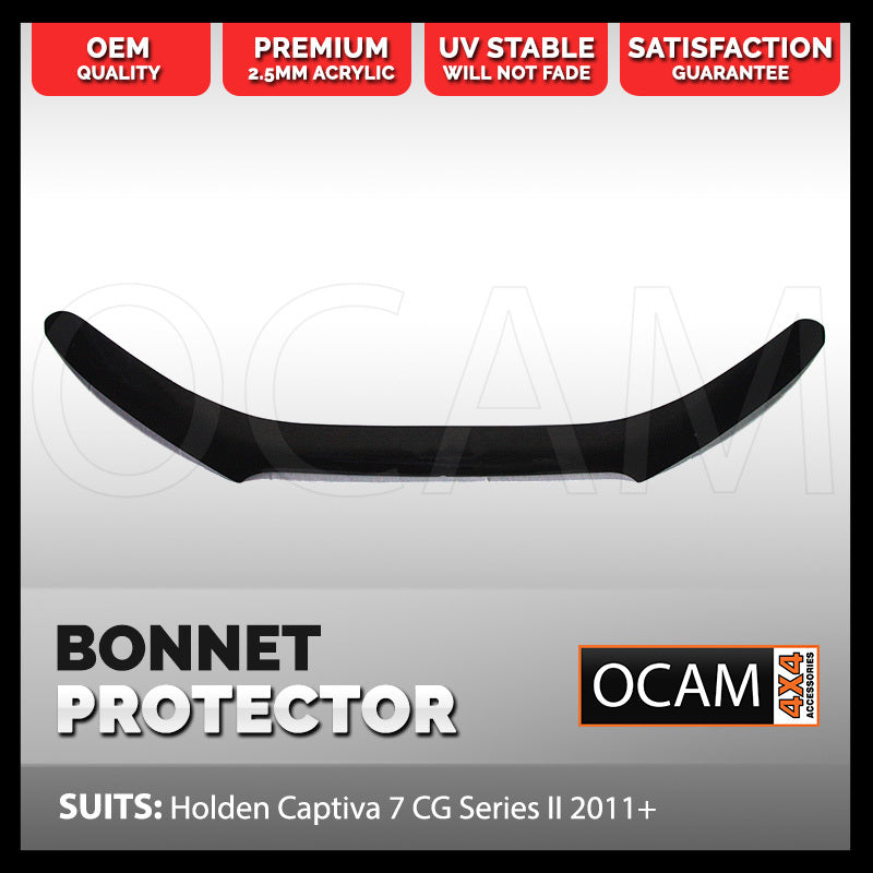 Bonnet Protector for Holden Captiva 7 CG Series II 2011-18 Tinted Guard – additional photo