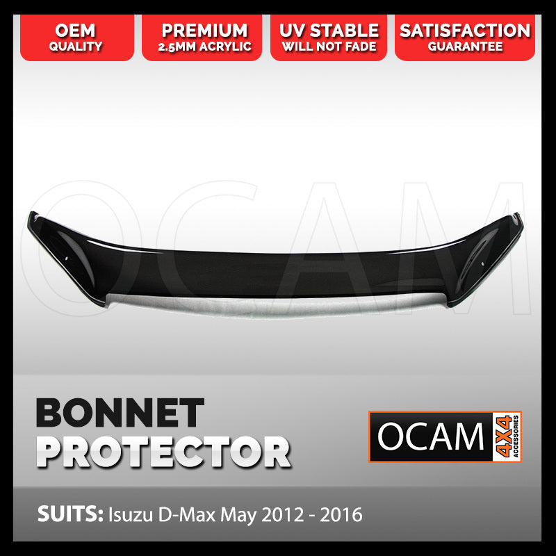 Bonnet Protector for Isuzu D-MAX May 06/2012-16 Tinted Guard DMAX – additional photo