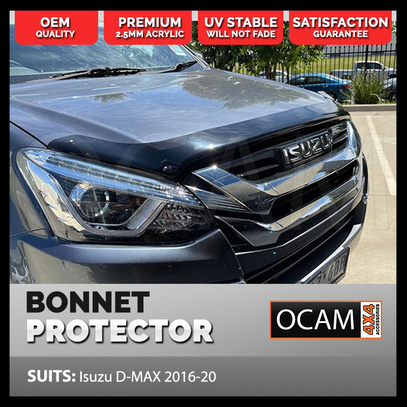 Bonnet Protector for Isuzu D-MAX 2017-07/2020 Tinted Guard DMAX – additional photo