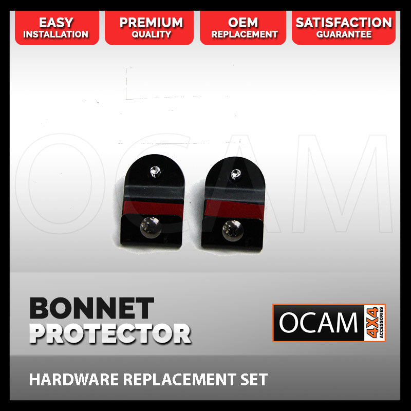 Replacement Bonnet Protector Clips for Isuzu D-MAX 08/2020-04/2024 Tinted Guard DMAX – additional photo
