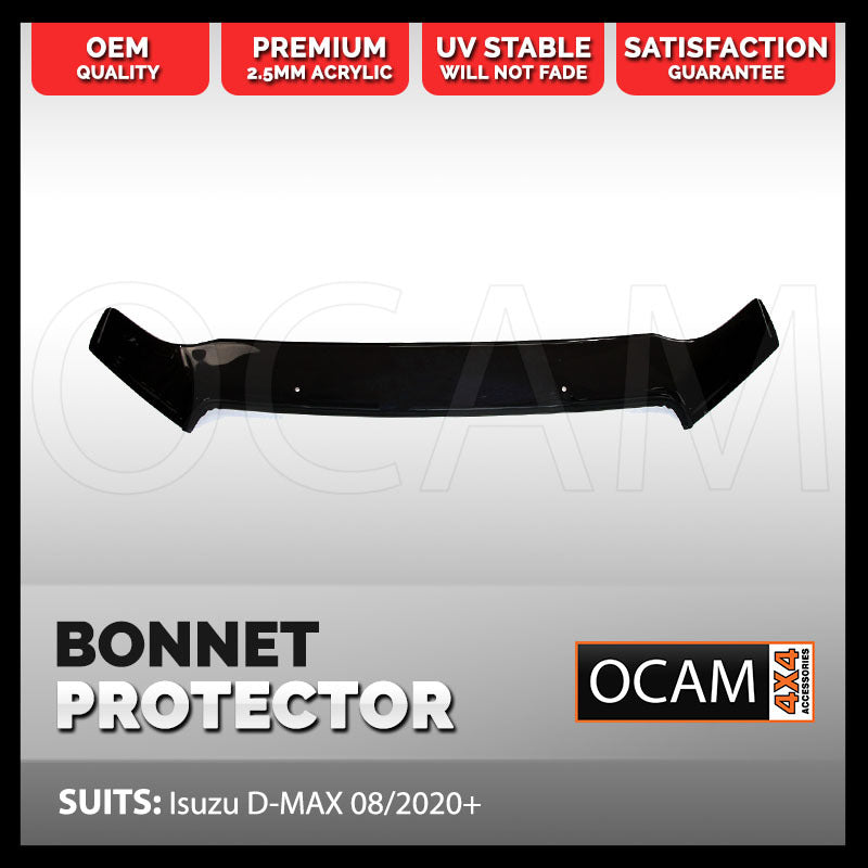 Bonnet Protector for Isuzu D-MAX 08/2020-04/2024 Tinted Guard DMAX – additional photo
