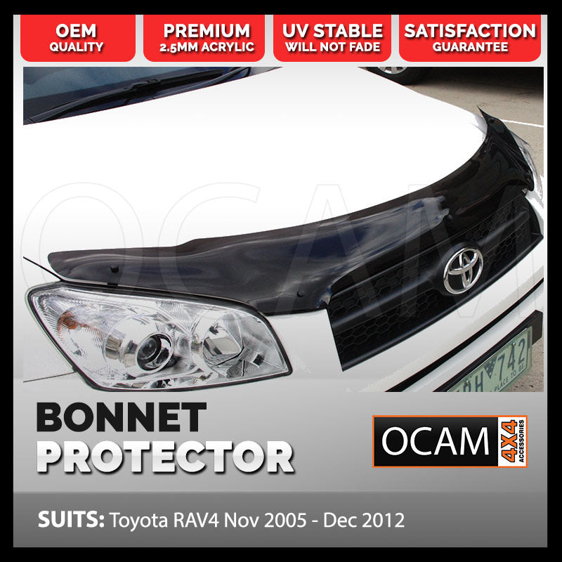Bonnet Protector for Toyota Rav 4 Dec 2005-Dec 2012 Tinted Guard Rav4 – additional photo