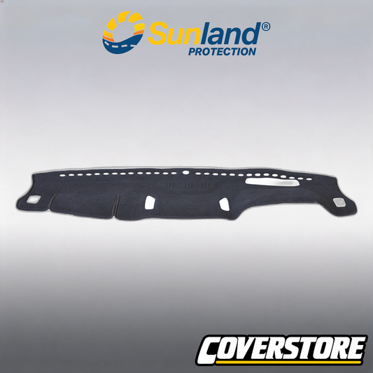 Suits Ford Ranger PX2 PX3 Dash Mat Black 2015 - 2022 HUD Cut Out Above Speedo
