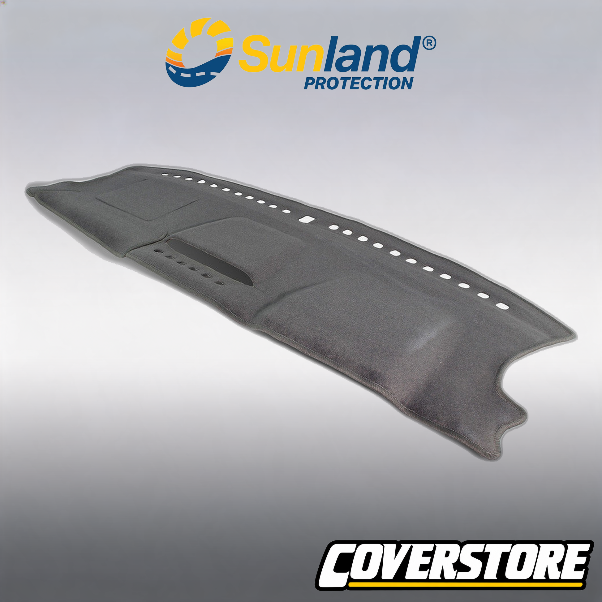 Suits Ford Ranger PY Dash Mat Black 2022 Onwards without centre speaker & with front glovebox