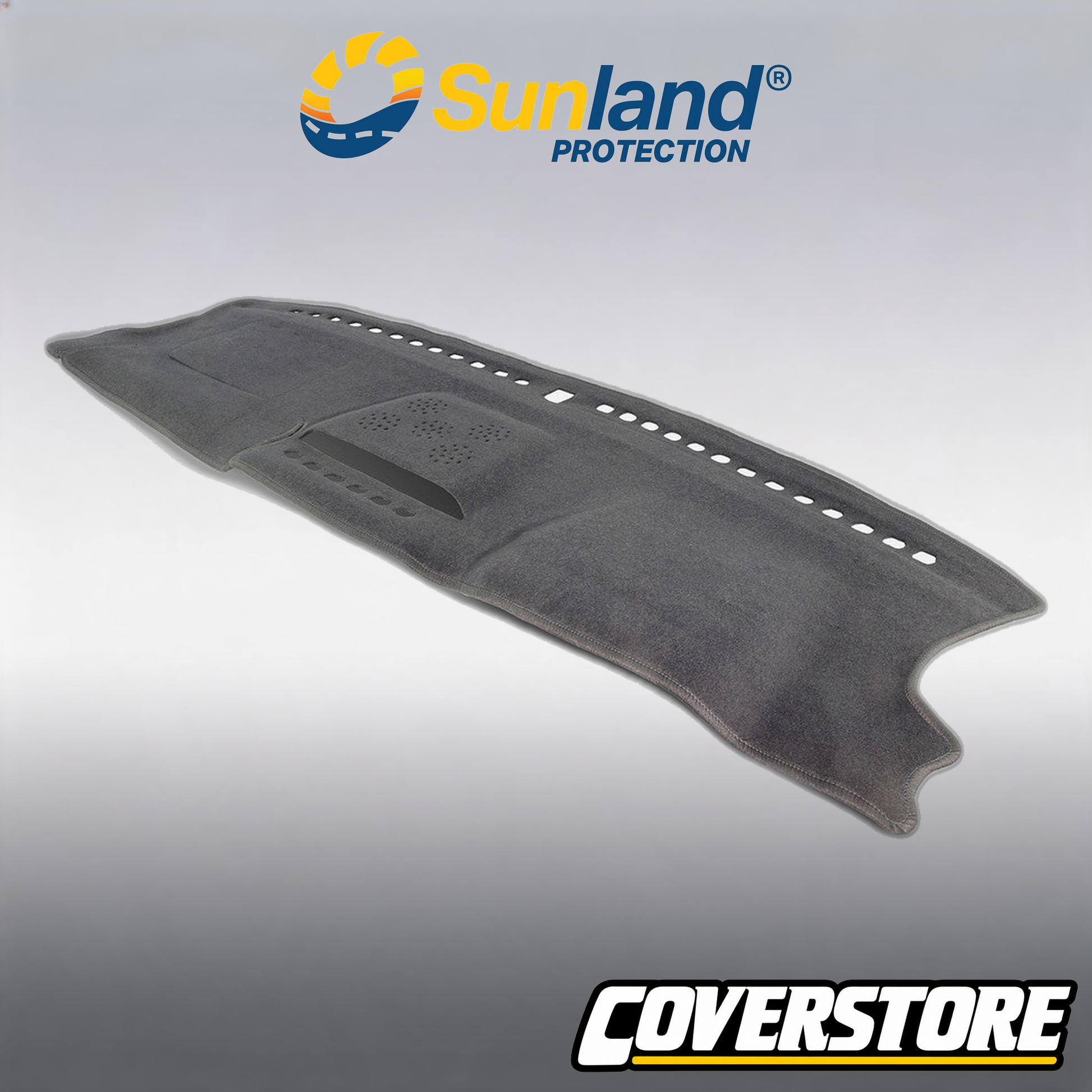 Suits Ford Ranger PY Wildtrak Dash Mat Charcoal 2022 Onwards with centre speaker & with front glovebox