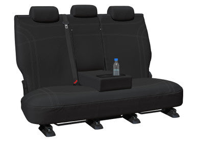 Getaway Neoprene Rear Row 2 Black - Silver Stitch Seat Covers Suits Everest 2015-2022 – additional photo