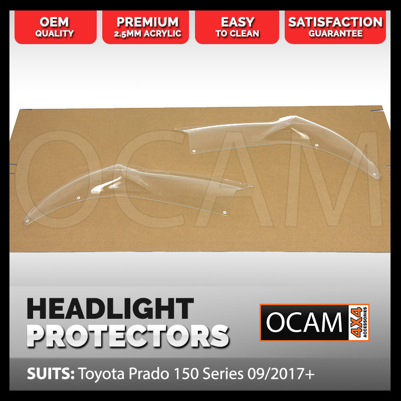 OCAM Headlight Protectors for Toyota Prado 150 Series GX 09/2017-Current Headlamp – additional photo