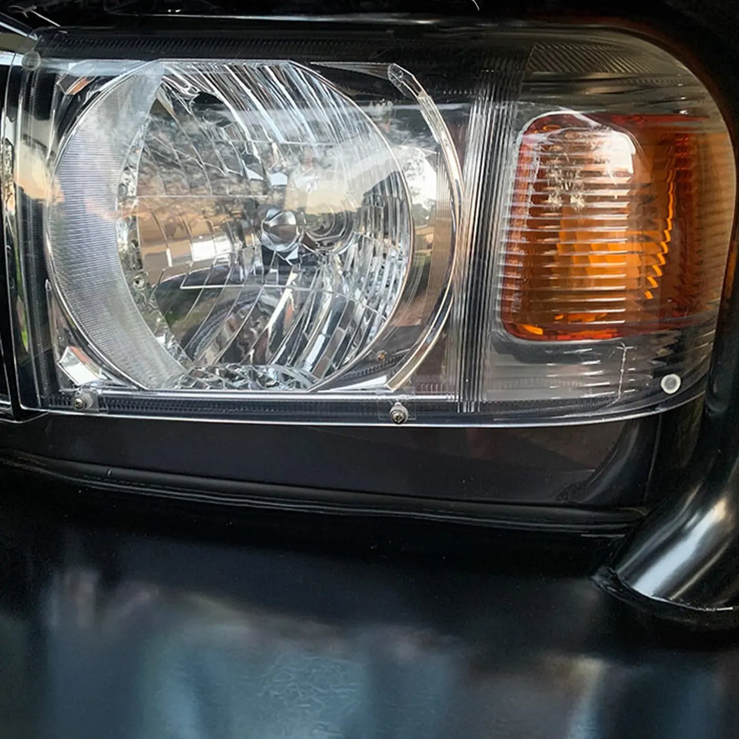 OCAM Headlight Protectors for Toyota Landcruiser 70, 76, 78, 79 Series, 2007-10/2023, Lamp Covers – additional photo