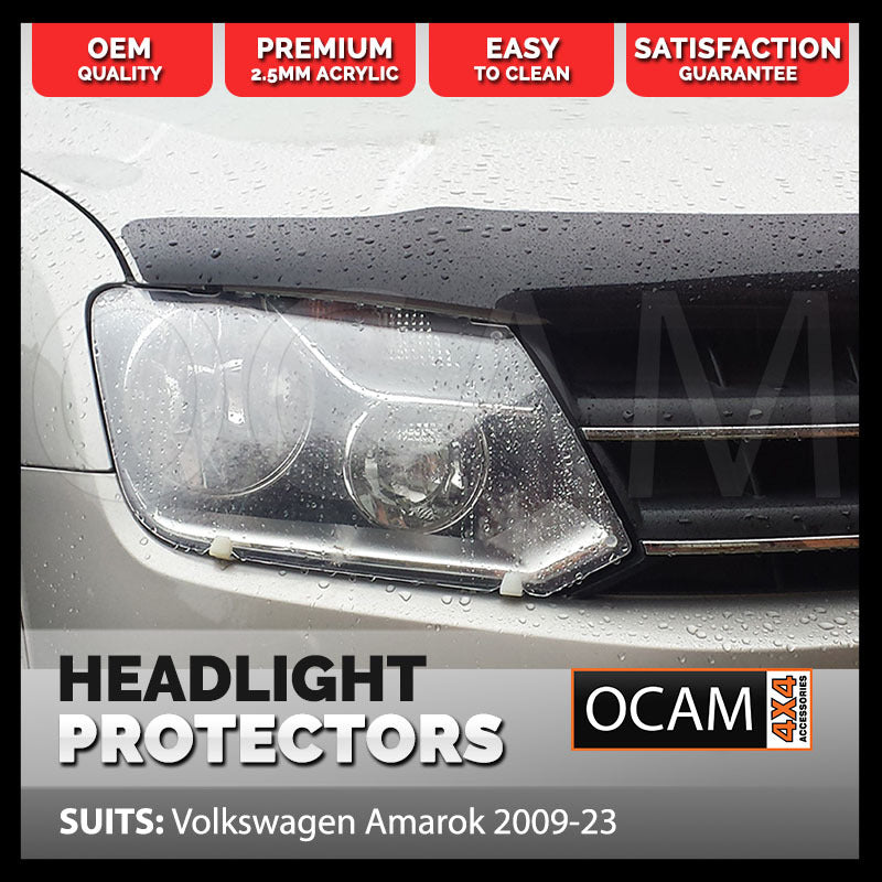 OCAM Headlight Headlamp Protectors for Volkswagen Amarok 2009-2023 Lamp Covers – additional photo
