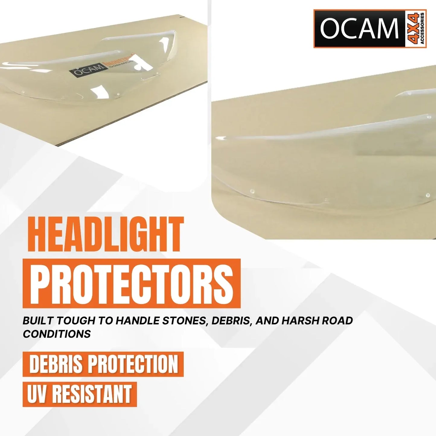 OCAM Headlight Headlamp Protectors for Toyota Camry XV50 10/2011-03/2015 Lamp Covers – additional photo
