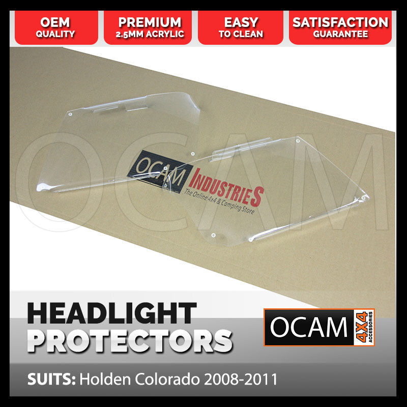 OCAM Headlight Headlamp Protectors for Holden Colorado 2008-2011 Lamp Covers – additional photo